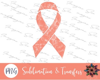 Cancer ribbon png, worn ribbon png, ribbon silhouette, Endometrial cancer ribbon, cancer vector, Distressed png  (includes png format)
