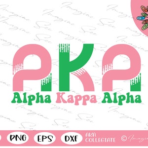 AKA Svg, Alpha Kappa Alpha Sorority Svg, Greek Letters PNG, Greek Svg ...