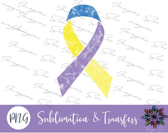 Cancer ribbon png, worn ribbon png, ribbon silhouette, Bladder cancer ribbon, cancer vector, Distressed png  (includes png format)