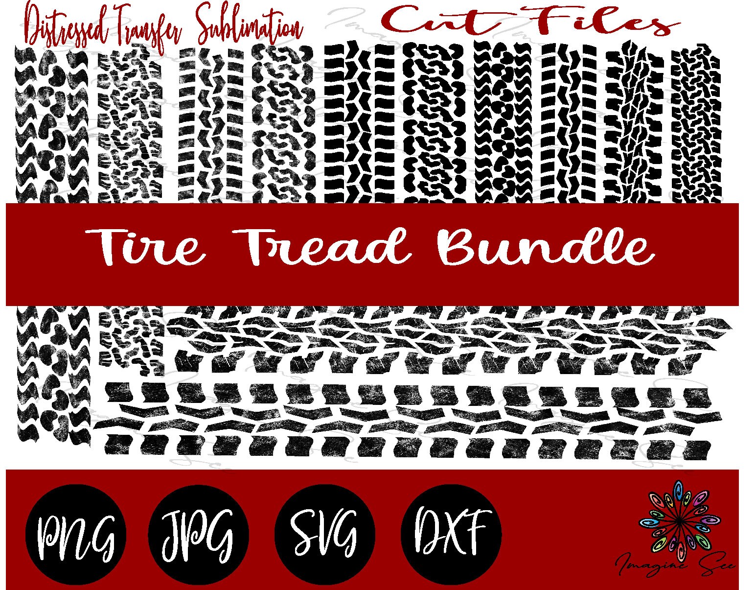 Tire Mark Svg Fits Jeep Tire Tread Mud Tire Track off Road Etsy