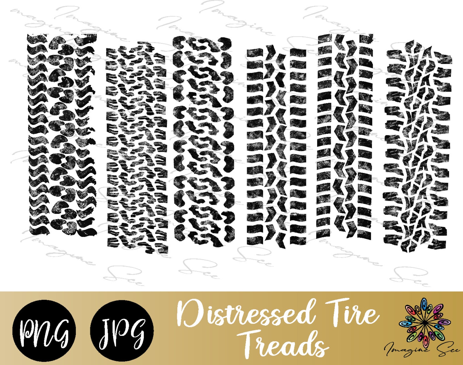 Tire Mark Clipart Fits Jeep Tire Tread Mud Tire Track off Etsy