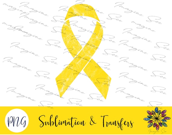 Cancer Ribbon Png Washed Worn Ribbon Png Ribbon Silhouette | Etsy
