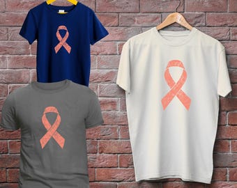 Cancer ribbon png, worn ribbon png, ribbon silhouette, Endometrial cancer ribbon, cancer vector, Distressed png  (includes png format)