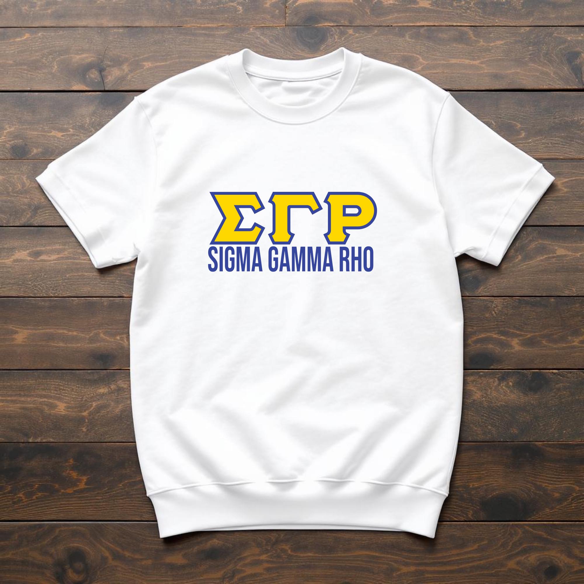Sigma Gamma Rho Sorority SVG: Greek Letters, Cricut & Silhouette ...