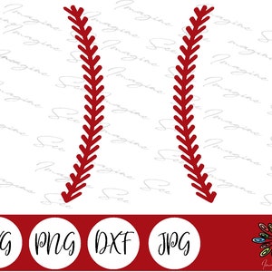 Baseball Lace svg | Baseball Stitches SVG | Ball svg | Tee Ball svg | softball svg | t-ball svg |  Digital Download (svg, dxf, png, jpg)