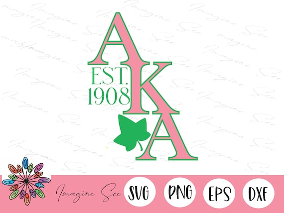 AKA Svg Alpha Kappa Alpha Sorority Svg Greek Letters PNG - Etsy New Zealand