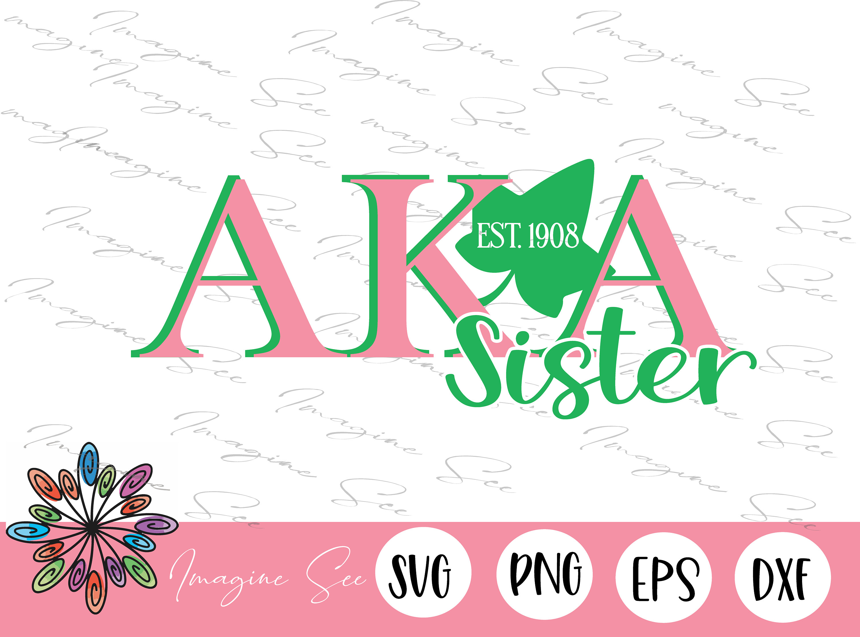 Alpha Kappa Alpha Mirror Keychain - Statement Pieces - Greek Gear