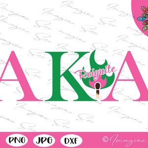 AKA svg, Alpha Kappa Alpha Sorority svg, Ivg svg, Greek Letters PNG, Greek Svg, Digital Download Cricut + Silhouette (svg, dxf, png, jpg)