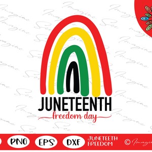 Juneteenth Svg,  Juneteenth 1865 Svg, Freeish  svg, Freedom Day Svg, Black History Svg,  Cricut  Silhouette cut files (png, eps, svg, dxf)