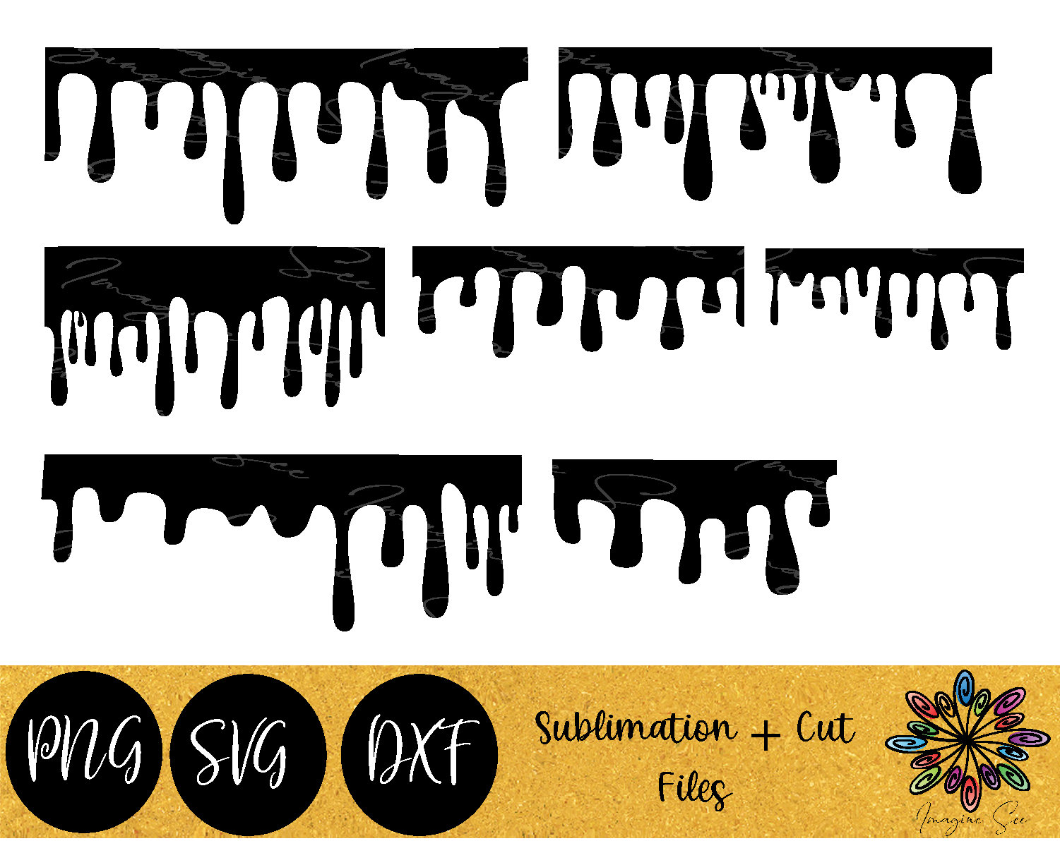 Dripping Svg Free Cut File For Cricut – 8SVG