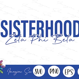 ZPB svg, Zeta Phi Beta Sorority svg, ZPB sisterhood svg, Greek Letters SVG,  Digital Cricut + Silhouette (svg, dxf, png, eps)