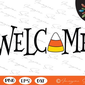 Candy Corn Sign svg, Fall SVG, Candycorn svg, Porch Sign svg, Fall sign svg, Welcome svg, Harvest svg, Autumn svg, Halloween svg, Cricut svg