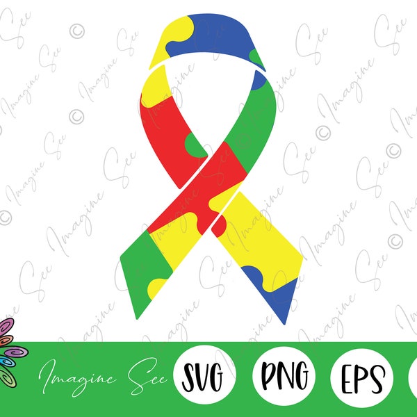 Autism svg,  puzzle piece svg,  autism clipart,  awareness svg, love svg, Autism Ribbon,  Cricut  Silhouette cut files (png, eps, svg, dxf)