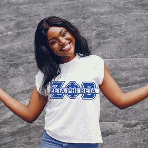 ZPB svg, Zeta Phi Beta Sorority svg, ZPB sisterhood svg, Large Greek Letters SVG,  Digital Cricut + Silhouette (svg, dxf, png, jpg)