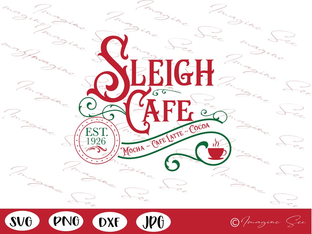 Christmas Svg Hot Cocoa Svg Santa Svg Sleigh Svg Classic - Etsy