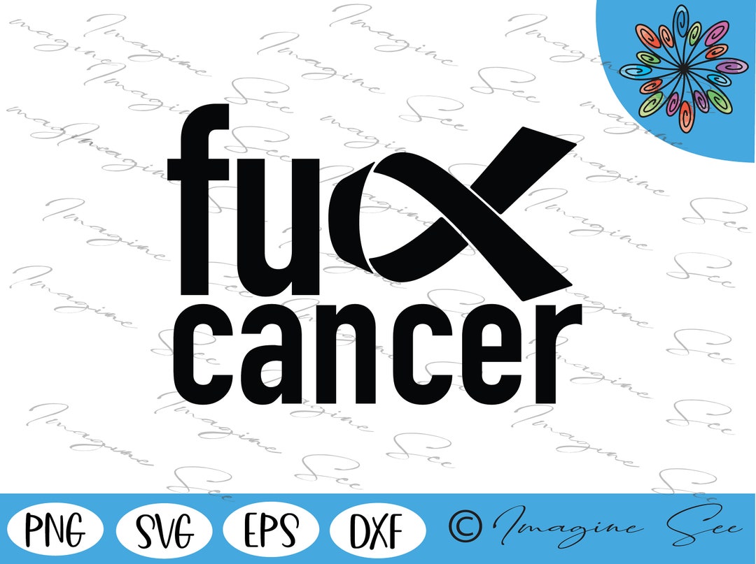 Fu Cancer Sign Cancer Ribbon Png FU Cancer Png Ribbon Silhouette Cancer - Etsy Canada