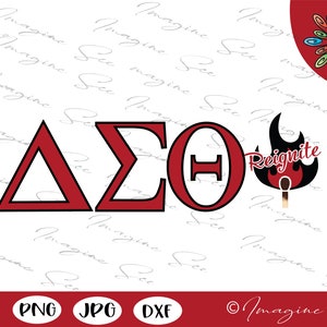 Delta Sigma Theta Sorority svg, Greek Letters PNG, Greek Svg,  Digital Download for Cricut + Silhouette (svg, dxf, png, jpg)