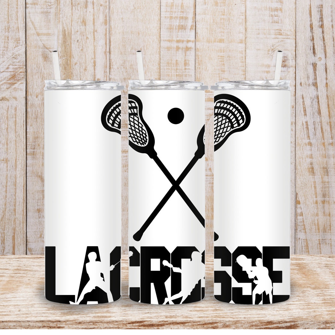 20 Oz Skinny Tumbler Straight Lacrosse Cup Lacrosse Cup Etsy