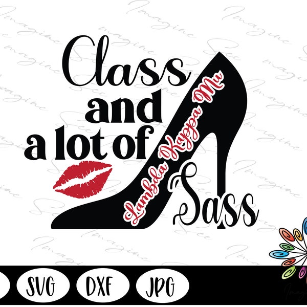 LKM heels svg, LKM svg, Lambda Kappa Mu Sorority svg, Red pumps svg, Greek Letters SVG, (svg, dxf, png, jpg)