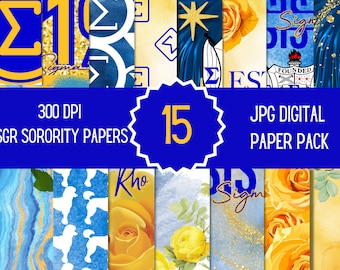15 SGR Sorority digital paper, Sigma Gamma Rho printable paper , Pink digital paper pack, SGR background, Scrapbook paper, SGR paper