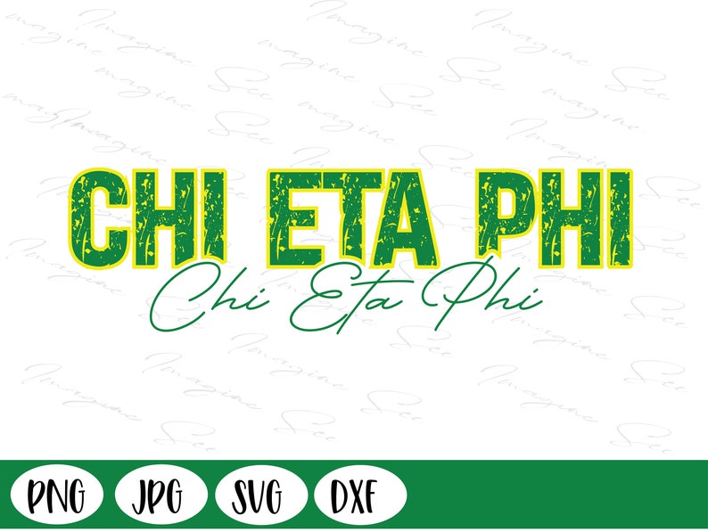 Chi Eta Phi Sorority SVG: Greek Letters (digital Download) - Etsy Canada