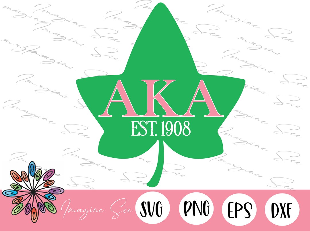 Alpha Kappa Alpha Sorority Svg, Stacked Greek Letters PNG, AKA Svg ...