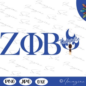 ZPB svg, Zeta Phi Beta Sorority svg, ZPB sisterhood svg, Greek Letters SVG,  Digital Cricut + Silhouette (svg, dxf, png, jpg)