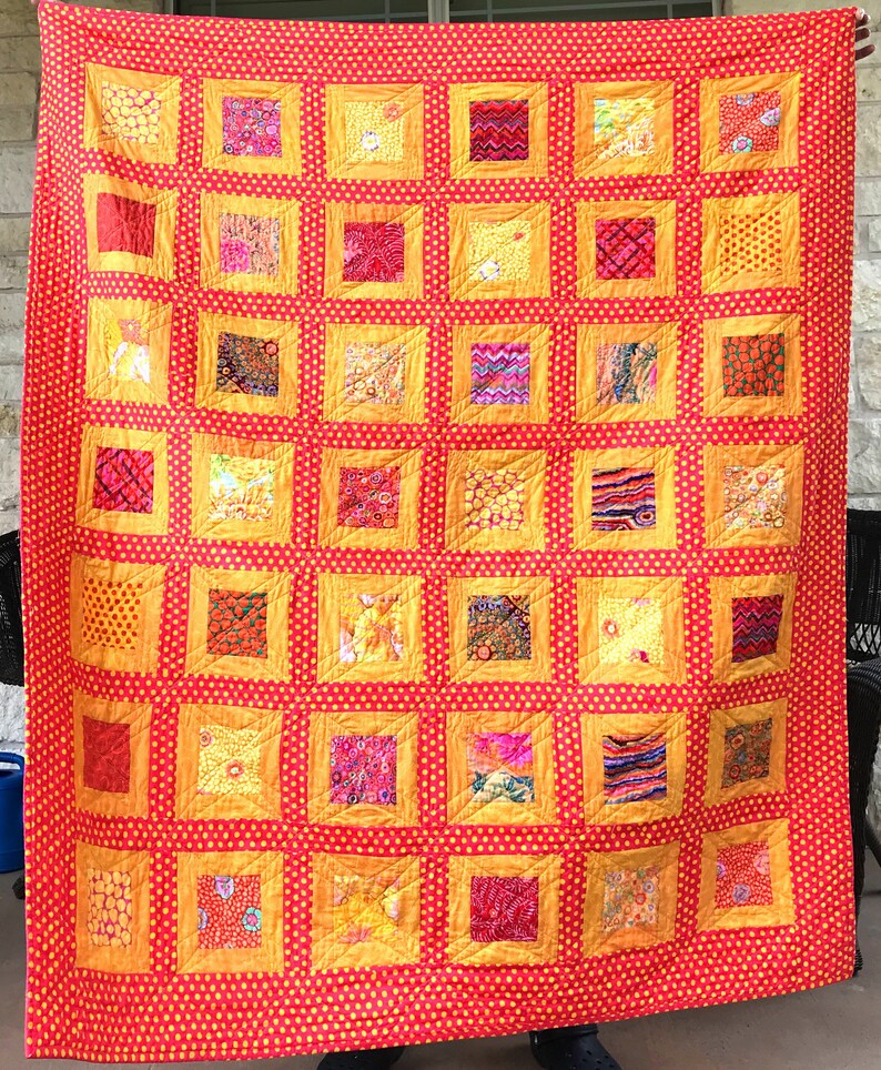 Kaffe Fassett Jewel Frames Quilt Prêt à expédier Livraison Etsy