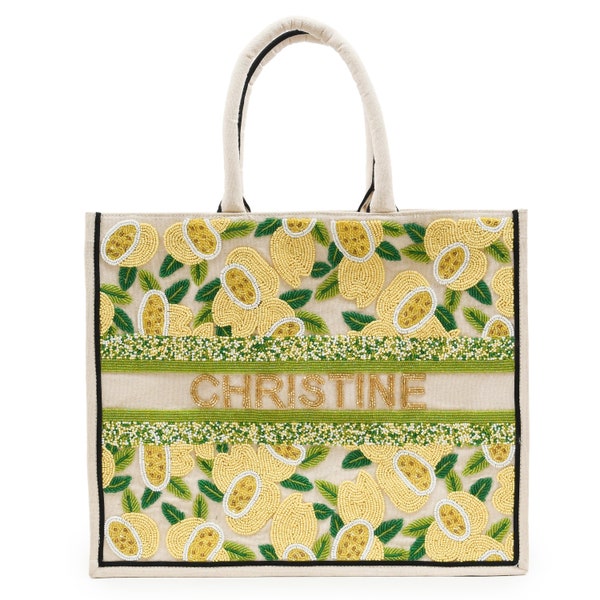 Madeleine Tote - Amalfi Lemon