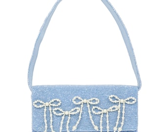 Custom Beaded Bow Bag