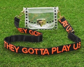 Game Day Custom Beaded Purse Strap - You Choose the Colors
