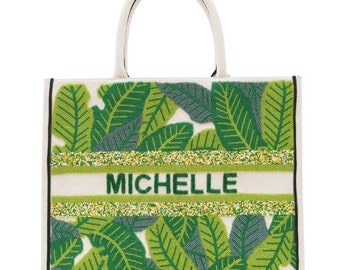 Madeleine Tote – Banana Leaf