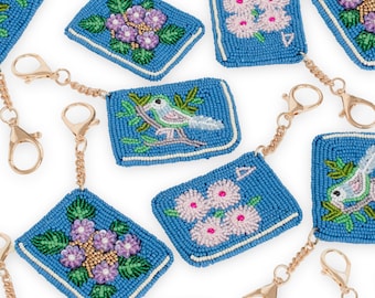 Custom Beaded Mahjong Bag Charm