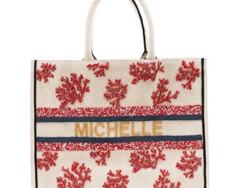 Madeleine Tote - Coral Cay