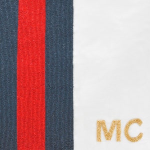 Bamboo Gemma Tote – Racing Stripe Monogram image 5