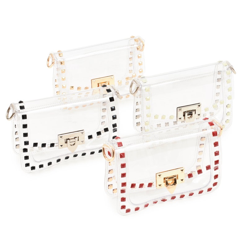 Jackie Clear Chain Purse 