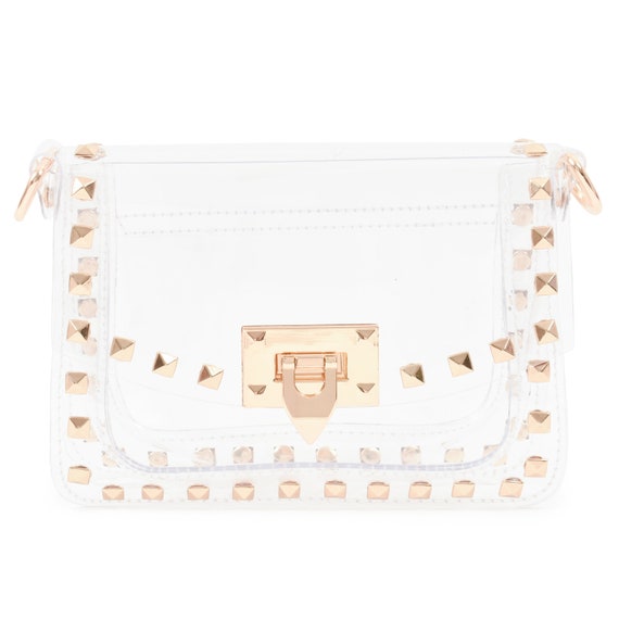 clear chain purse