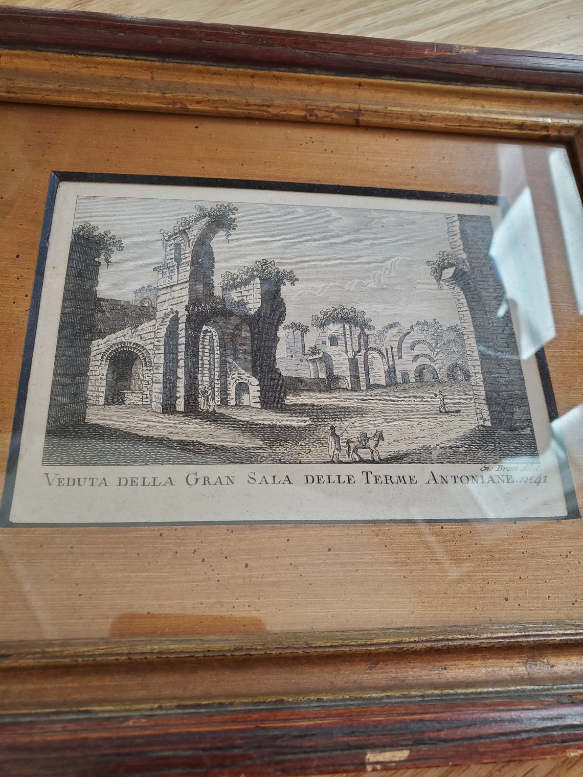 Italian Engraving by 1799 Artist D Pronti veduta Della Etsy