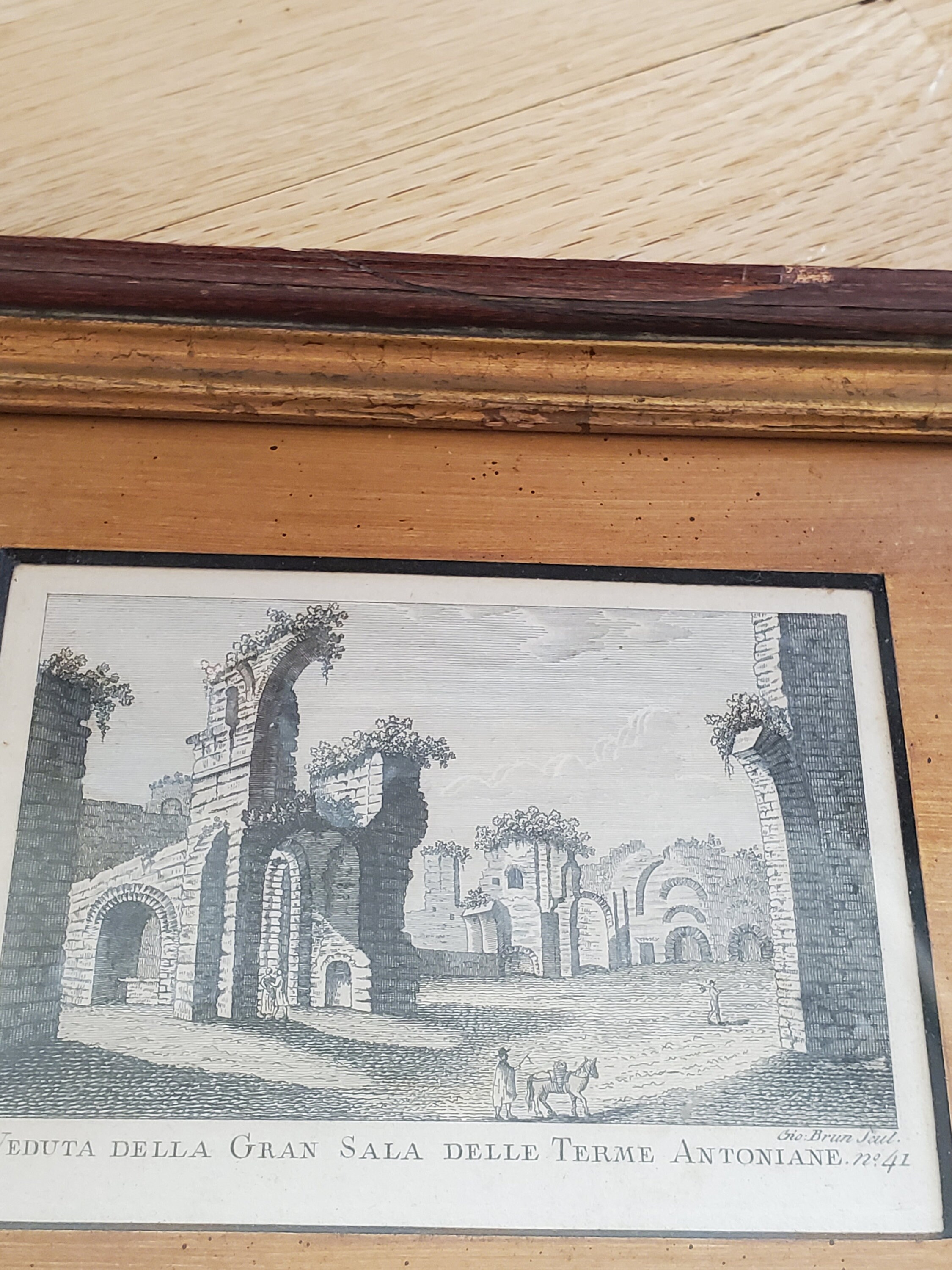 Italian Engraving by 1799 Artist D Pronti veduta Della Etsy