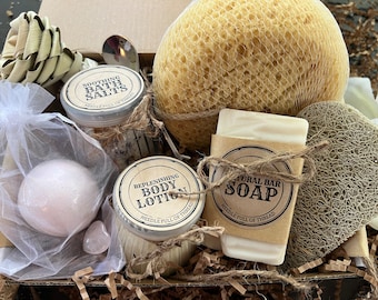 Gift Box, Spa Gift, Bath and Body Gift Set, Thank You Gift,  Gift for Friend, Teacher Gift, Gifts for Her, Comfort Gift Box, Care Package