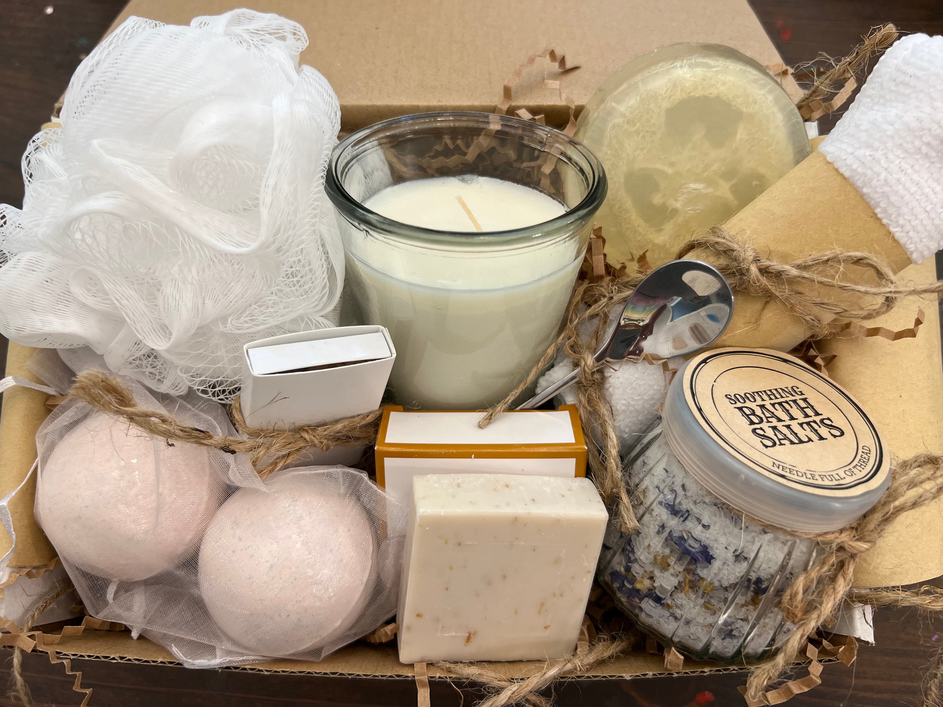 Gift Box, Spa Gift, Bath Salt Gift Set, Thank You Gift, Gift for Friend ...