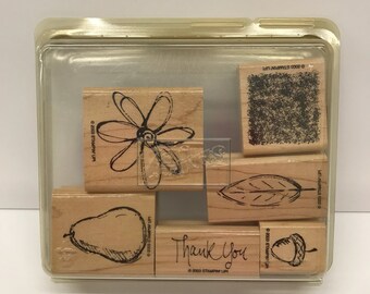 A Kind Word - Stampin' Up! - Wood Mounted Rubber Stamp Set - Retired - Etsy