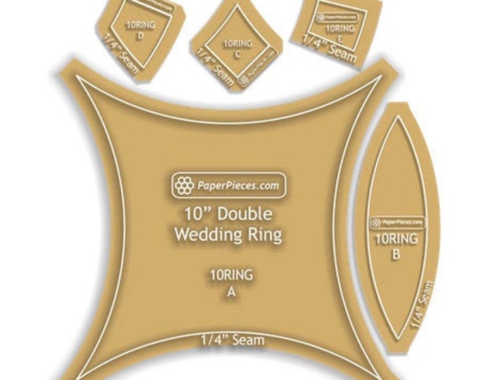 Double Wedding Ring Quilt Template Template 10 Double Wedding Ring