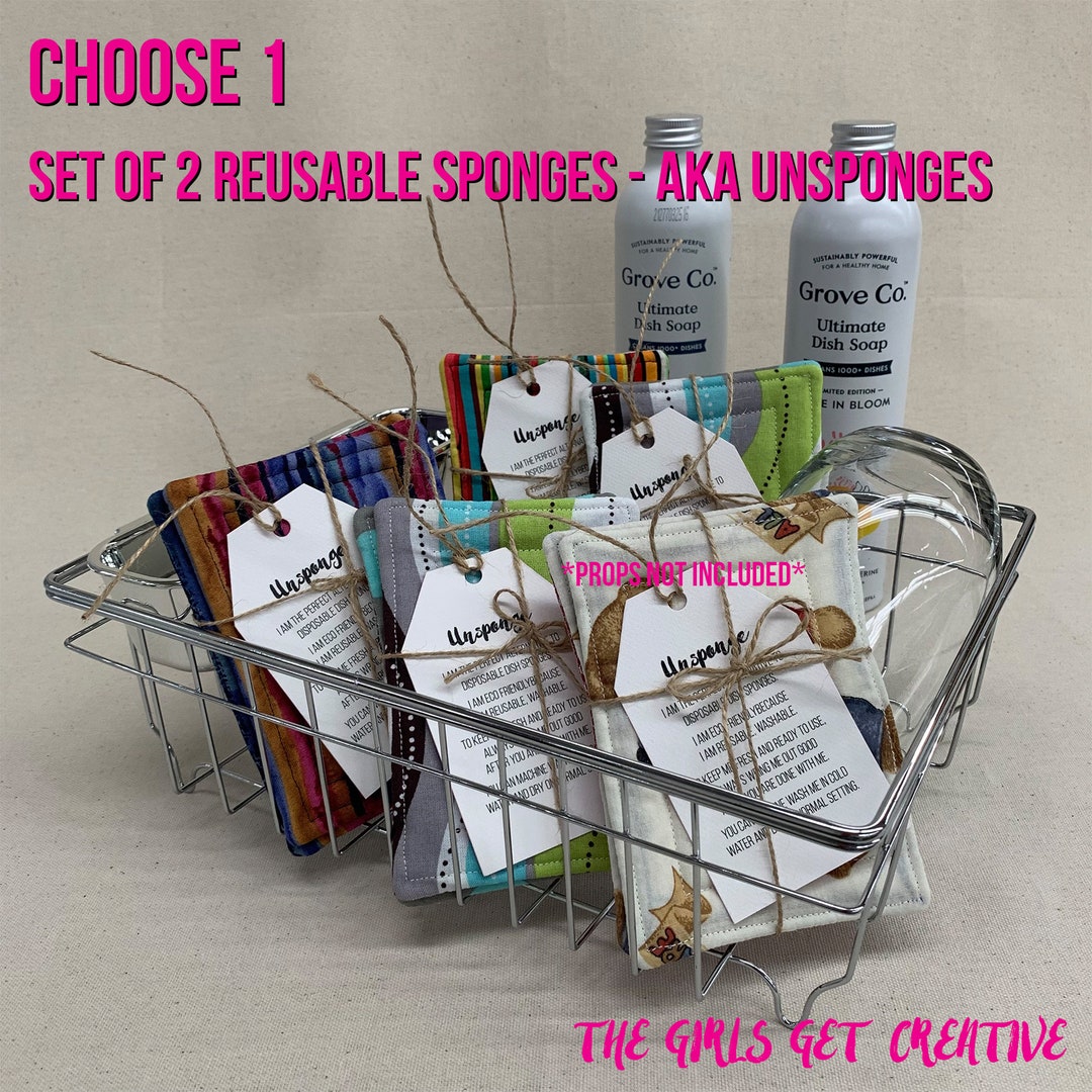 Sponges Unsponges Set of 2 Unsponges Reusable Sponges Etsy