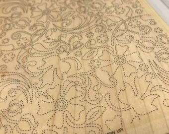 Stitched - Stampin' Up! - Background Sramp - Rubber Stamp - Never Used - Retired
