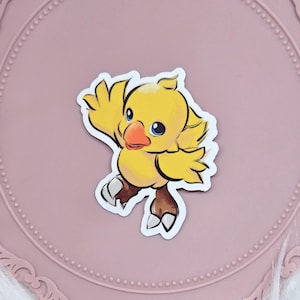 FFXIV Sticker - Naked Alpha, Chocobo FF14