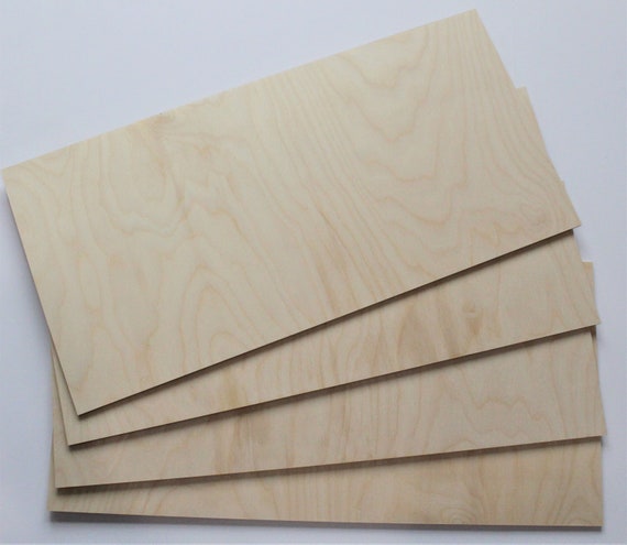 6mm, 1/4 x 8 x 12 Unfinished Baltic Birch plywood sheets