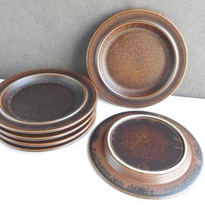 taart-, ontbijt- of saladebord / Arabia RUSKA / Scandinavisch design / Ulla Procopé / Finland / uit 1961