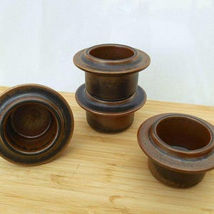 eggcups set of 4 / Arabia RUSKA / Scandinavian design / Ulla Procopé / Finland / from 1961