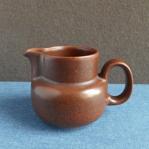 brown creamer / Arzberg Kristina Siena / West Germany / 1970s - 1980s